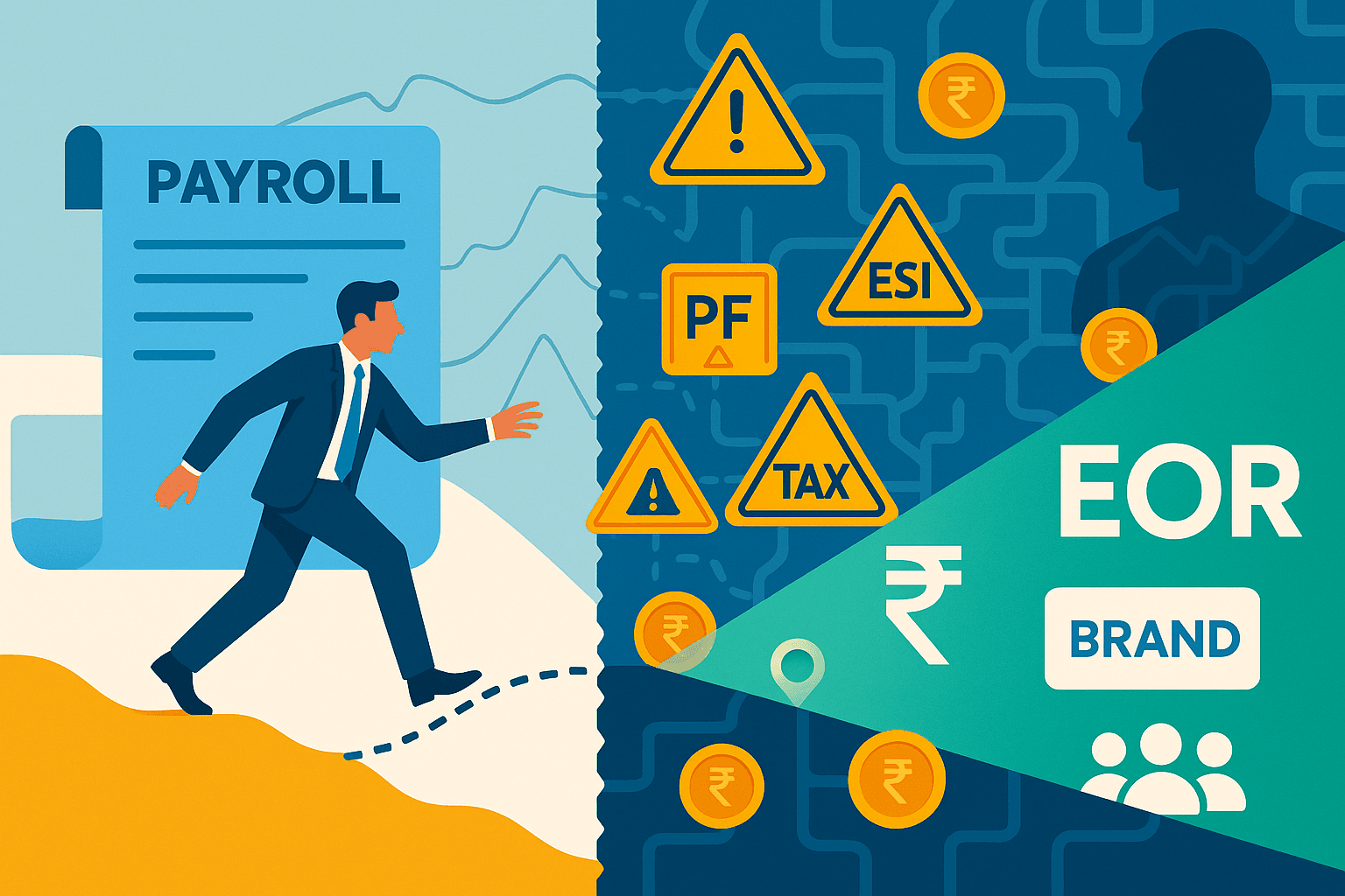 What is payroll vs. global payroll? The difference every founder expanding to India must know